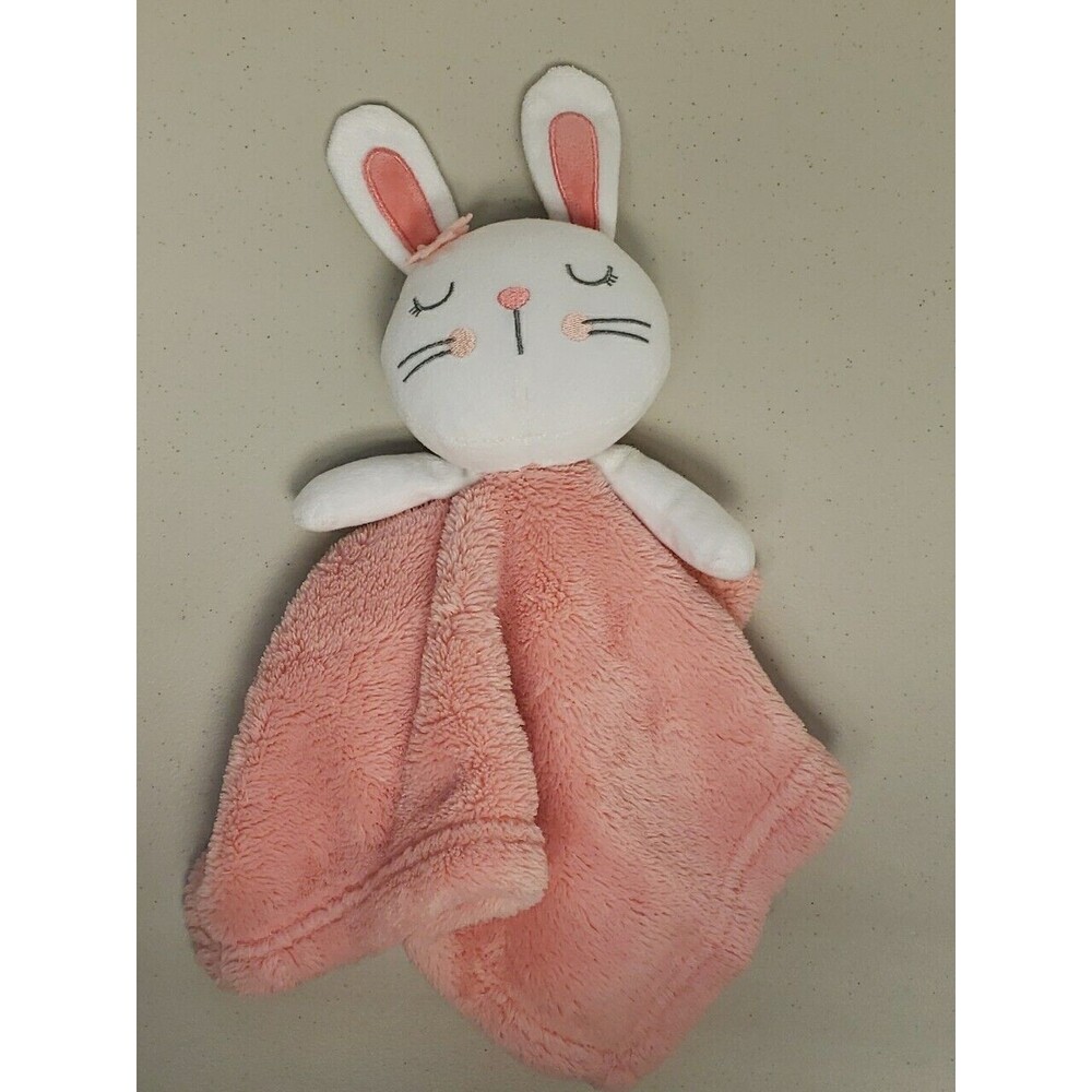 Baby Gear Sleeping Bunny Pink Lovey Security Blanket Nursery Soft